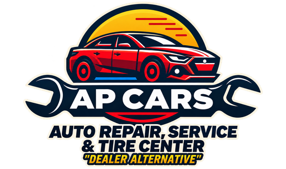 AP Cars sunset and twin wrench emblem
