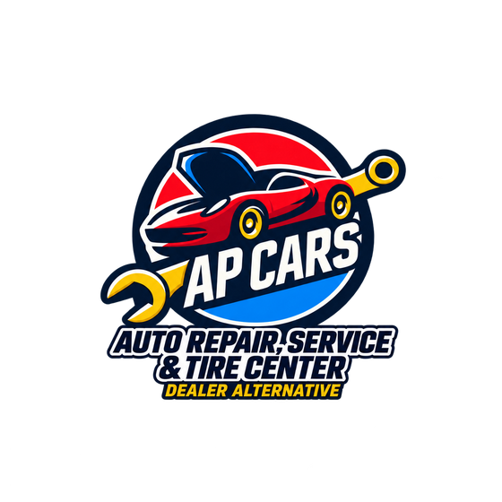AP Cars dealer alternative emblem — centered