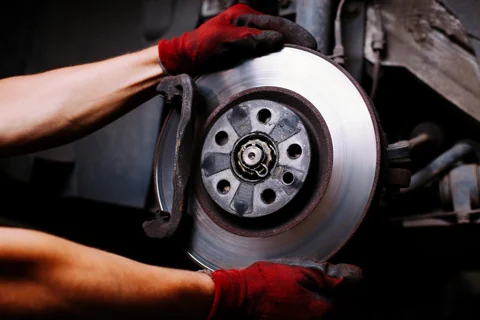 Brake inspection illustration
