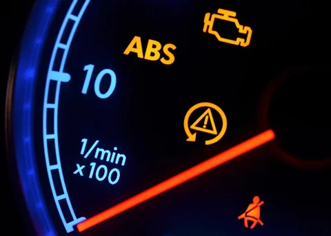 Dashboard warning-light illustration