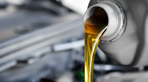 Engine oil service illustration