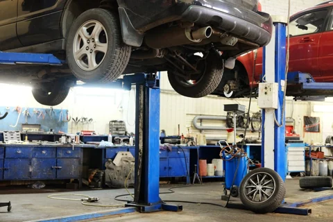 Vehicle inspection illustration