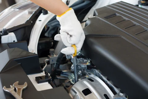 Emissions inspection illustration