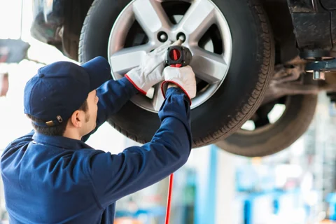 Tire inspection illustration