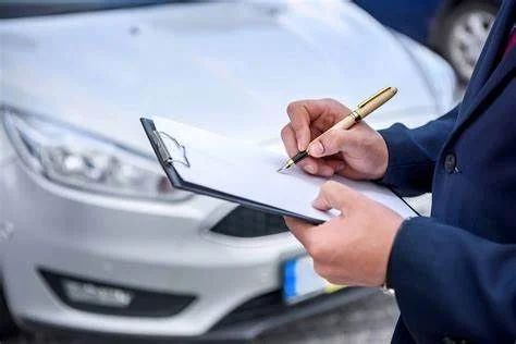 Vehicle purchase inspection illustration